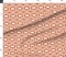 Various Fabrics by the Yard or Fat Quarter Pink Mod Retro 1960S Terracotta Blush Large Scale Custom Printed Fabric by Spoonflower